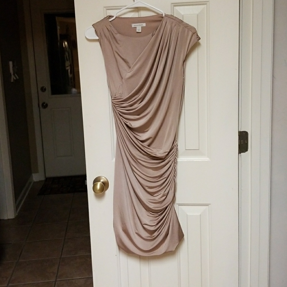 Boston Proper Gold Brown Sz 4 Bodycon